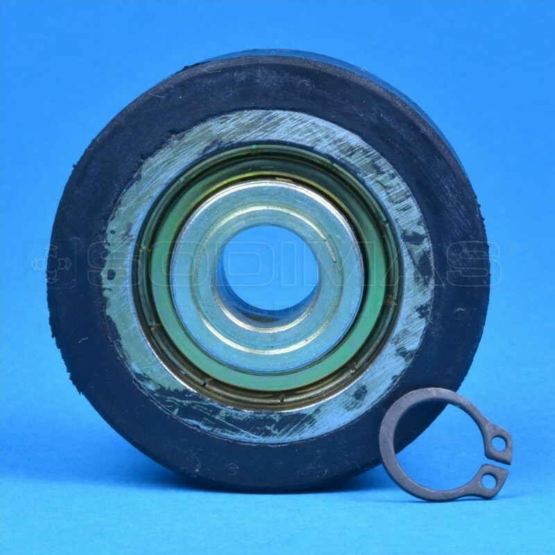 Galet serrure porte OVL - 9692