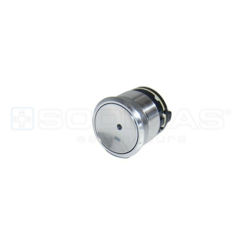 Bouton anti vandale à bornier 230v -lumineux rouge 24v