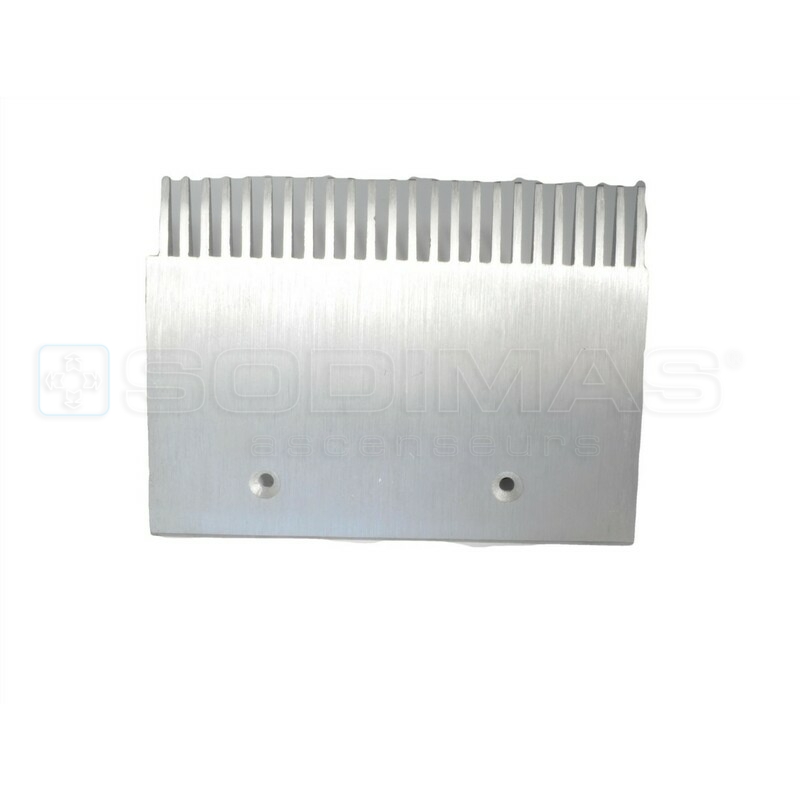 Peigne aluminium 24 dents 206,391 mm pour travolator 606 NCT- GAA453BV5-droit- compatible