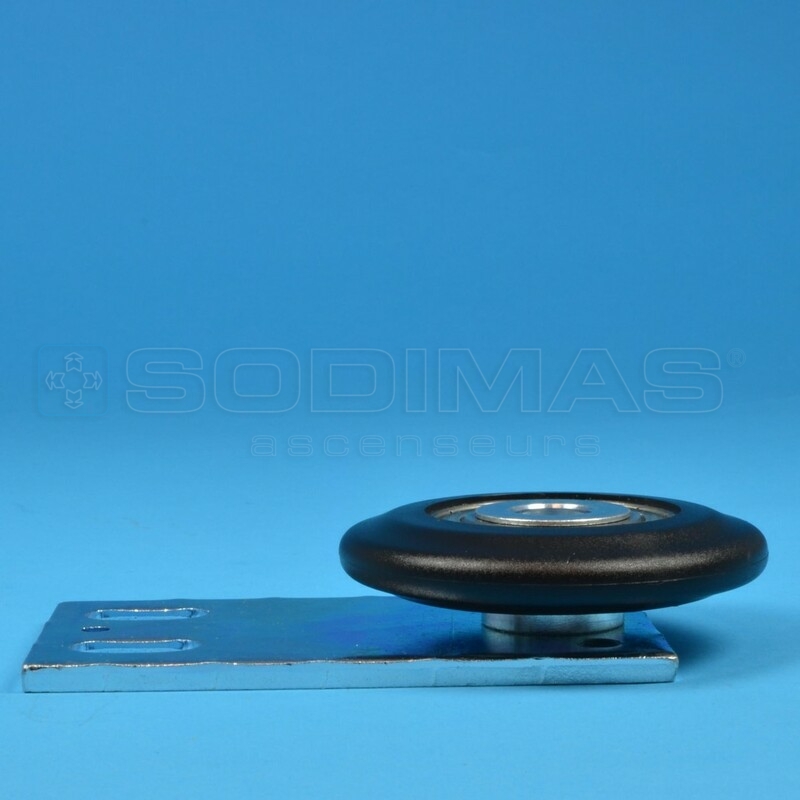 Galet droit - compatible porte QKS9