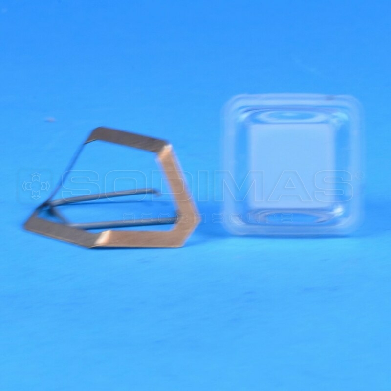 Ensemble cube blanc vierge pour bouton type R/R1 - compatible