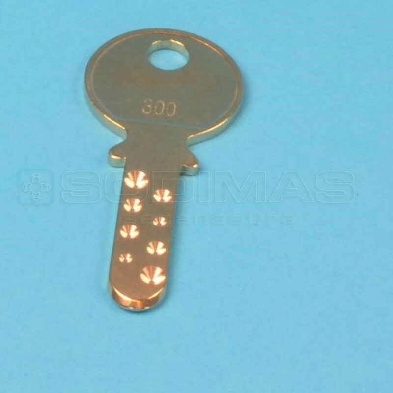 Clé type KABA 8 sous n° 300 -compatible -vendu à l'unité