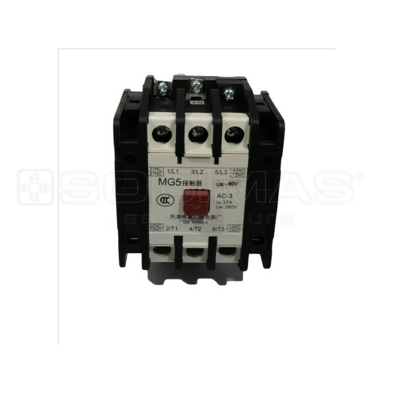 Contacteur type MG5 avec bobine 80VCC -compatible