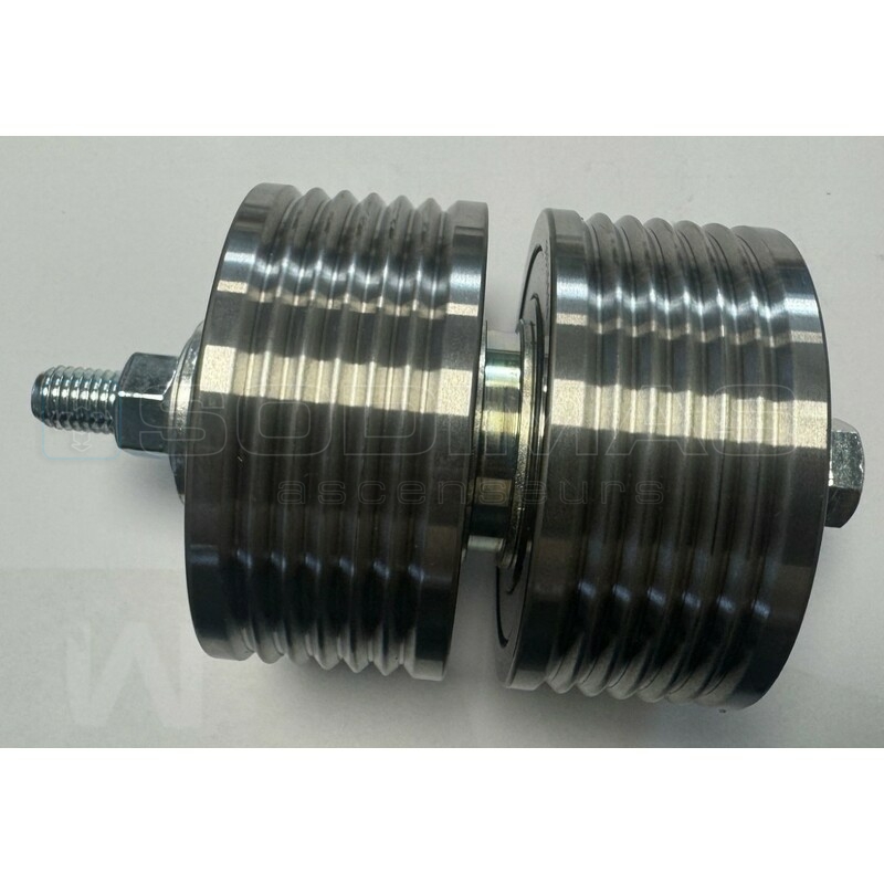 Poulie courroie complete ZZ4 L-102 mm