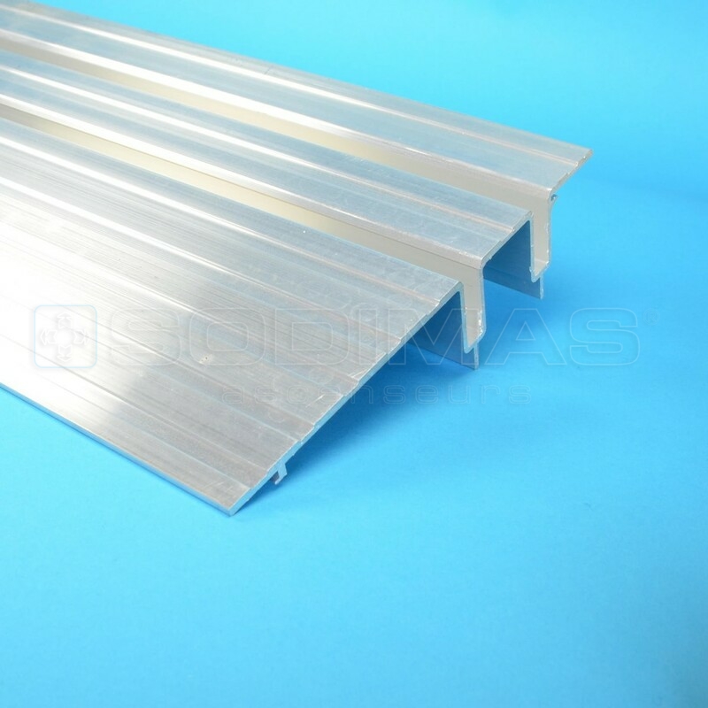 Seuil aluminium palier QKS11 PL 800 version 1 - L 798 mm - l 194.5 mm - compatible