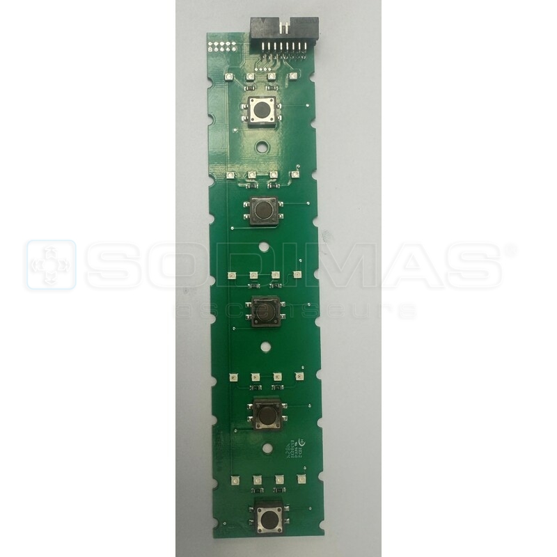 Carte 5 boutons DC
