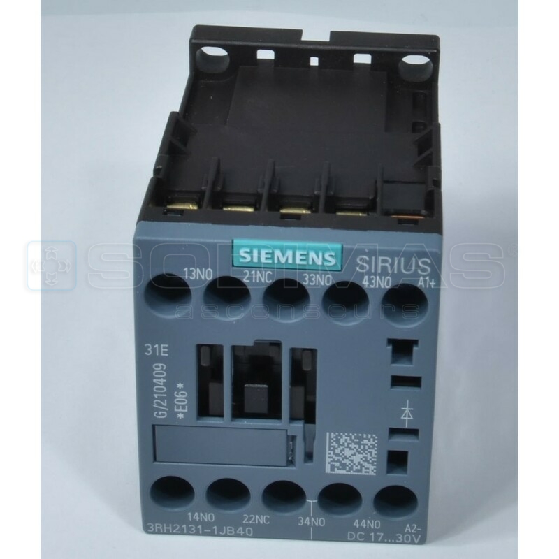 Contacteur auxiliaire SIEMENS 3no-1nc (31E) -22 VCC 3RH2131-1JB40 - compatible