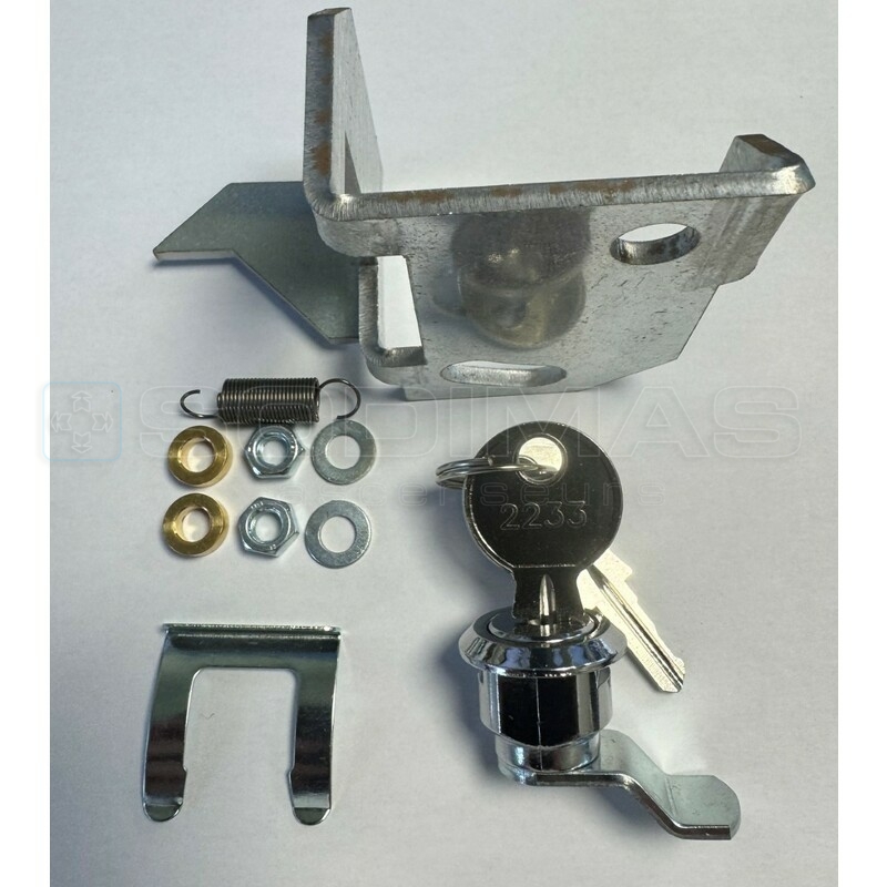 Kit serrure armoire ECU avec 2 Clés 2233
