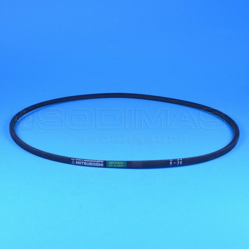Courroie trapézoïdale lisse 8 x 5 / 900-- compatible QKS11/VARIDOR 10