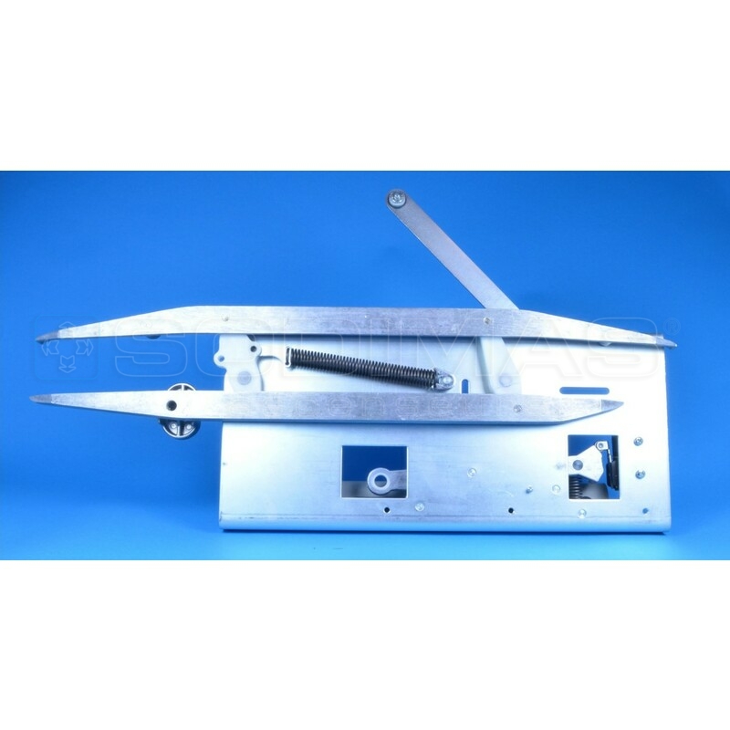 Pince QKS8 gauche - ouverture vers la droite vue du palier - compatible