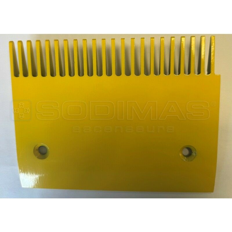 Peigne jaune 154,3 x 199,5 mm - compatible pour trottoir roulant RSE/RST/RSS - (plateaux courts de 133 mm)