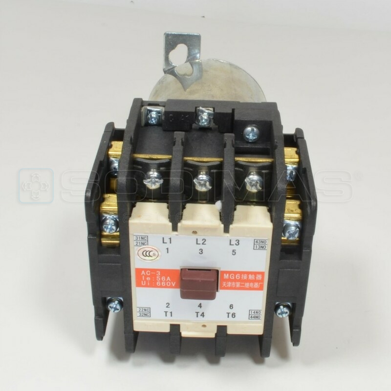 Contacteur type MG6 avec bobine 80VCC-compatible