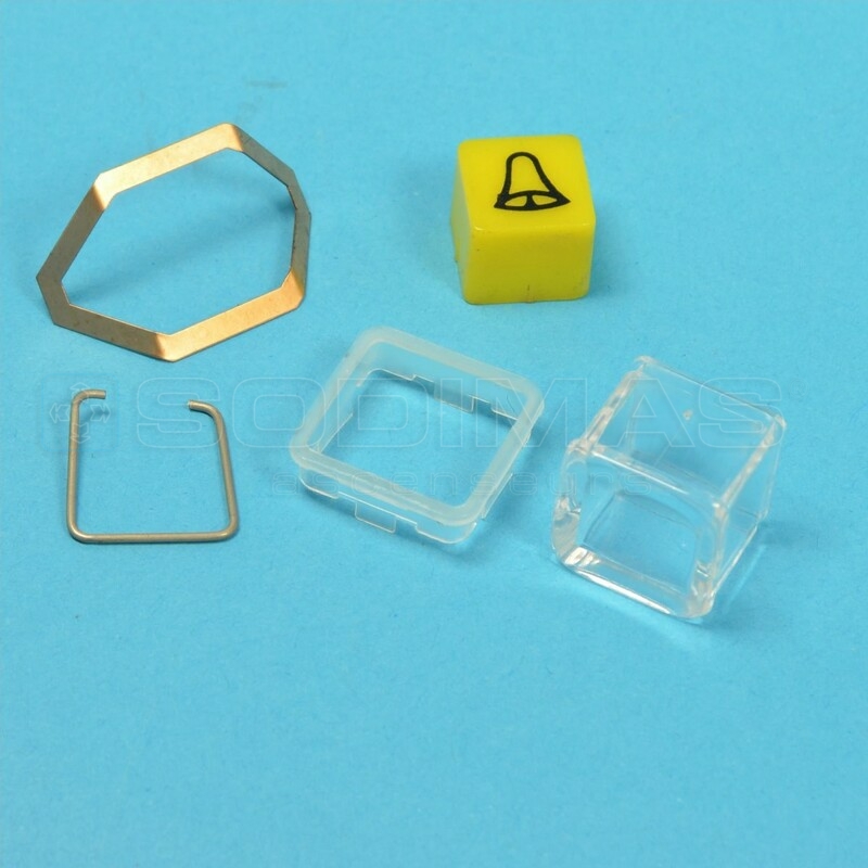 Ensemble cube gravé alarme pour bouton R/R1