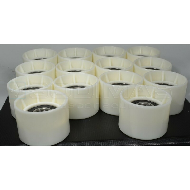 Galet main courante 70*50 mm -14 galets - compatible