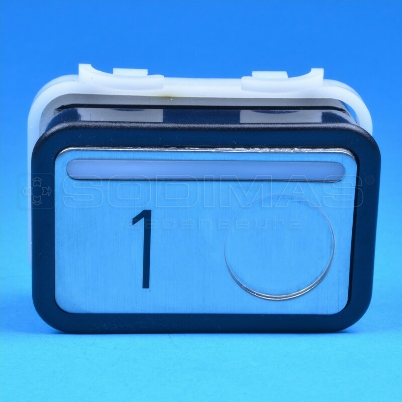 Bouton type M gravé 1 - compatible