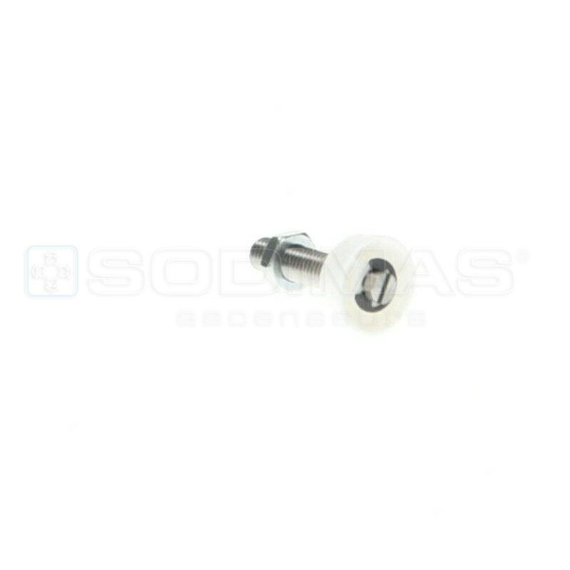 Galet + axe fileté pour serrure QKS8-QKS11 - compatible