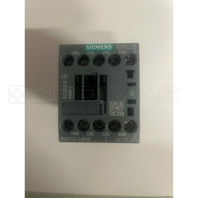 Contacteur auxiliaire SIEMENS 3RH2122-1JB40 -2no-2nc (22Z) -22 VCC - compatible