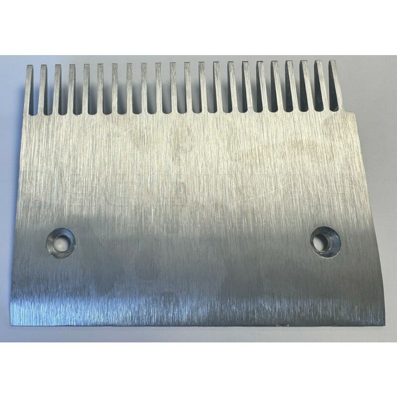 Peigne aluminium 154,3 x 199,5 mm - compatible pour trottoir roulant RSE/RST/RSS - (plateaux courts de 133 mm)