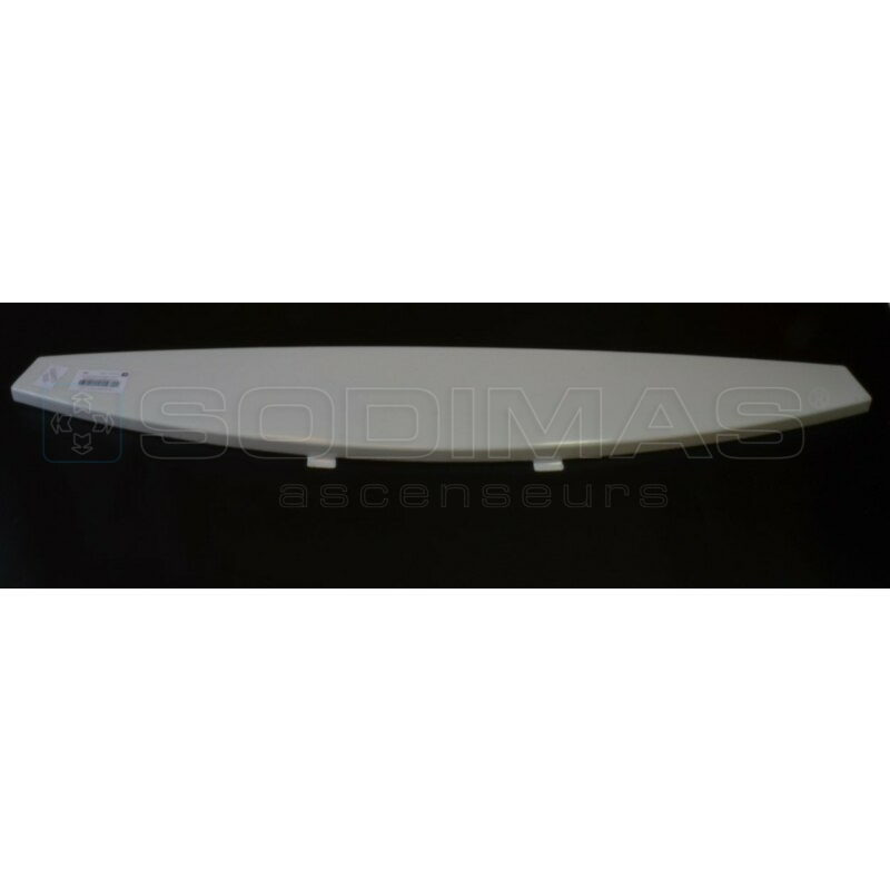 Couvercle lampe incliné avec angle - largeur 1200 mm