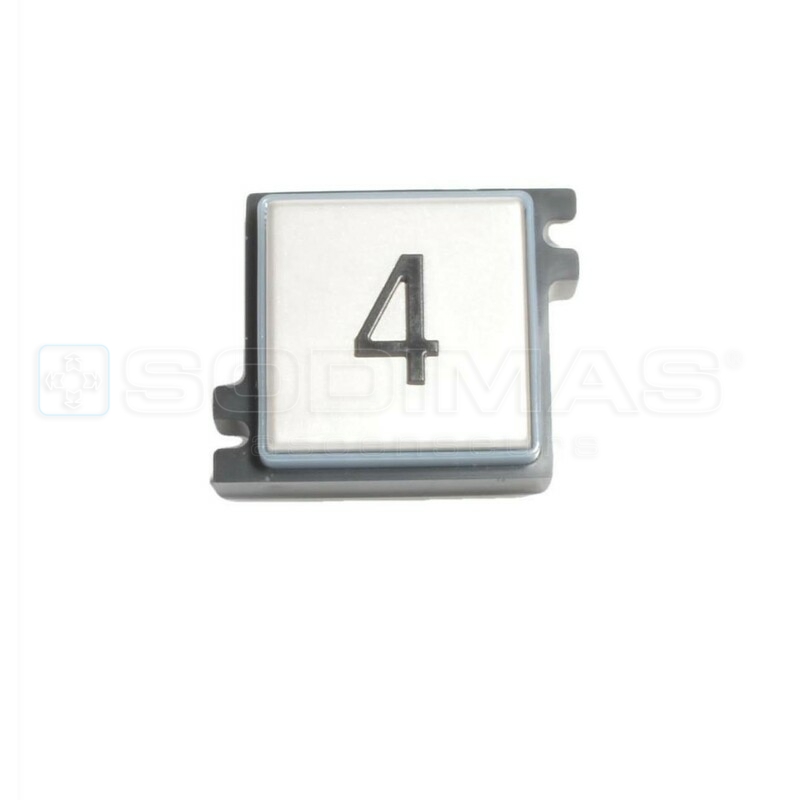 Bouton GS1 gravé 4