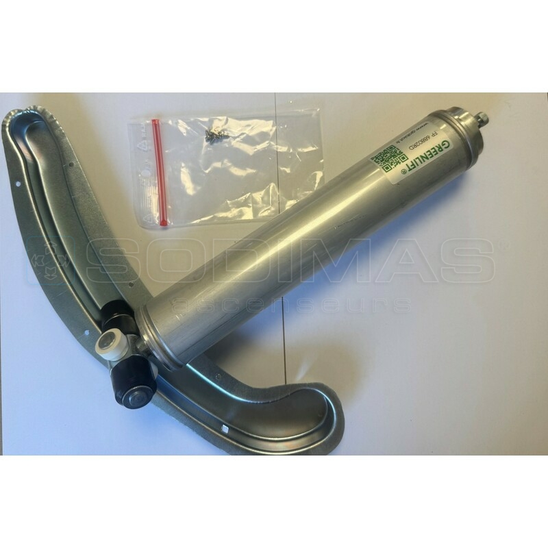Kit ferme porte démontable réparation 260 mm + courbe réparation gauche-OUVERTURE GAUCHE VU PALIER- B70