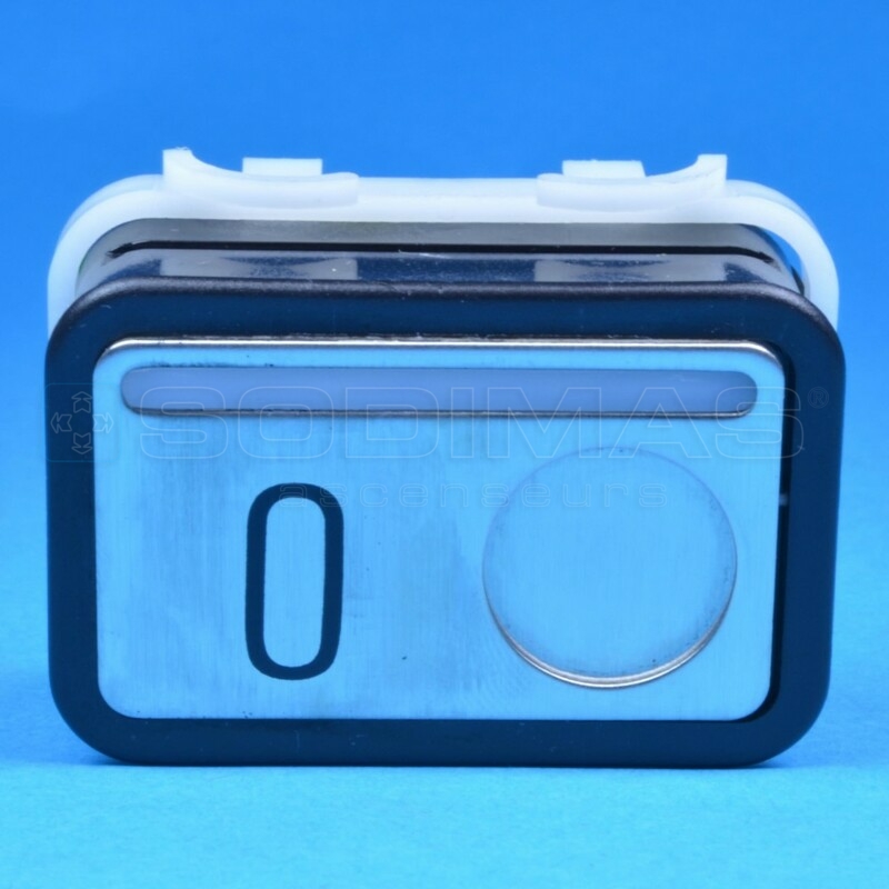 Bouton type M gravé 0 - compatible