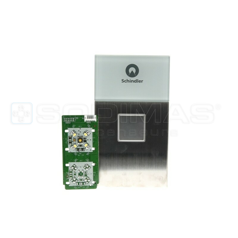 Palière GS 300 P- 1 bouton vierge logo blanc 59326691 avec carte 57618277