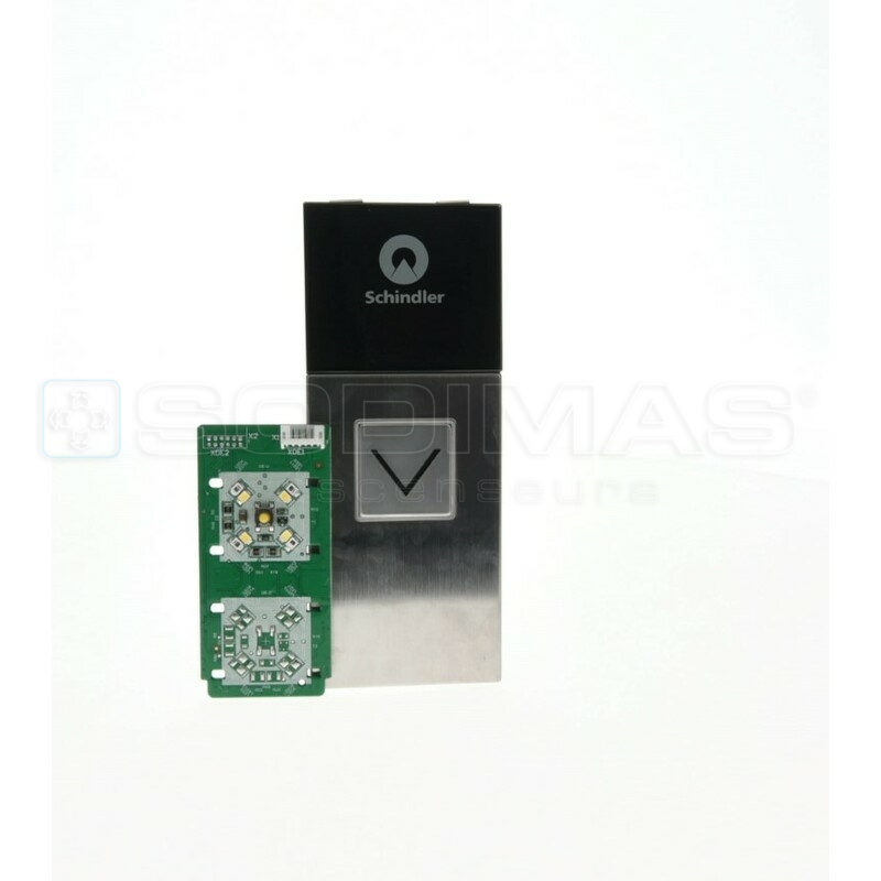 Palière GS 300 P- 1 bouton fléche descente logo noir 59327785 avec carte 57618277