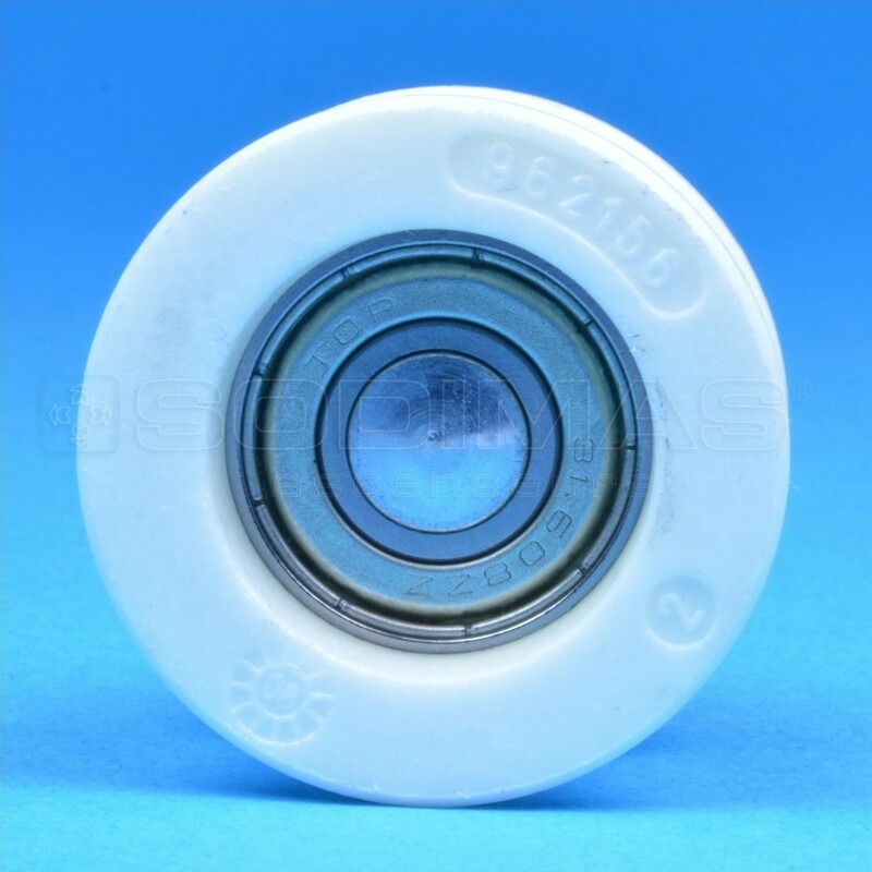 Contre-galet Ø 34 - compatible porte Varidor 30