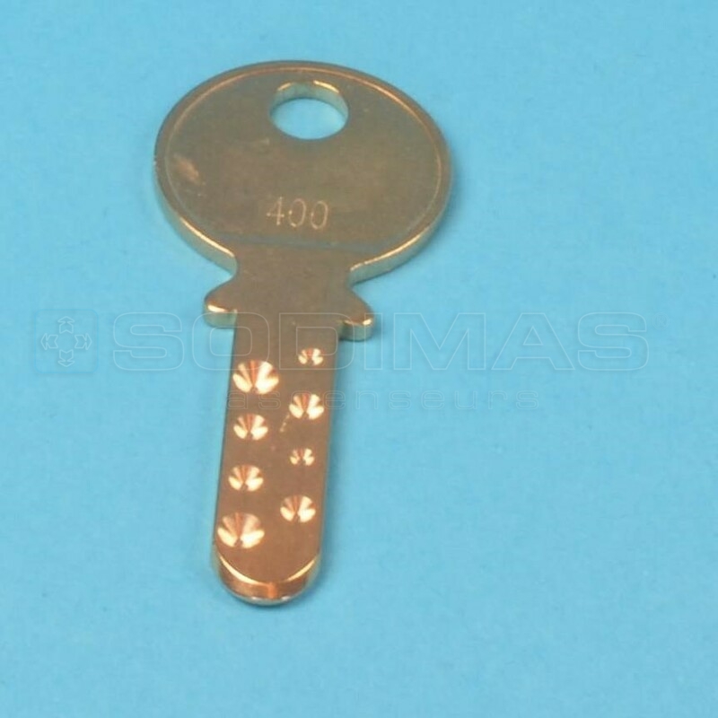 Clé type KABA 8 sous n° 400 - compatible-vendu à l'unité