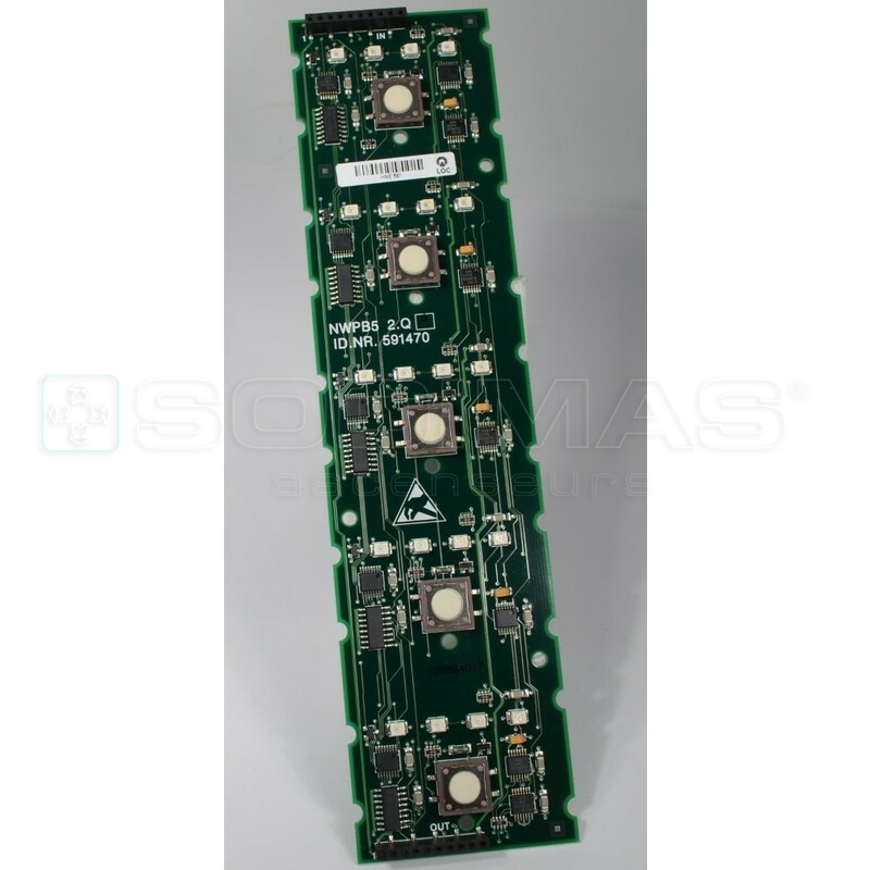 Carte NWPB5 2.Q 591470 - circuit 205307 -EUROLIFT