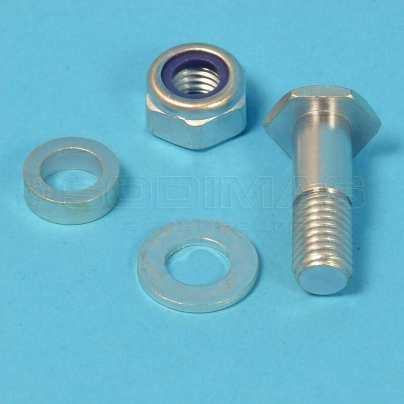 Kit axe M10 + Entretoises QKS11 - compatible