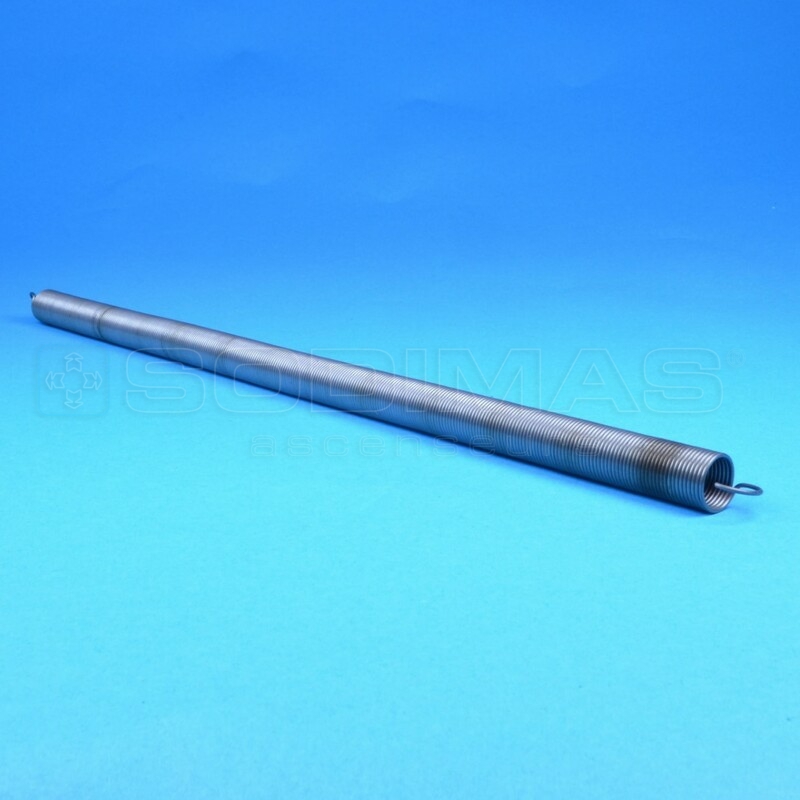 Ressort rappel palière QKS11 - Ouverture centrale - Long 344 mm - compatible