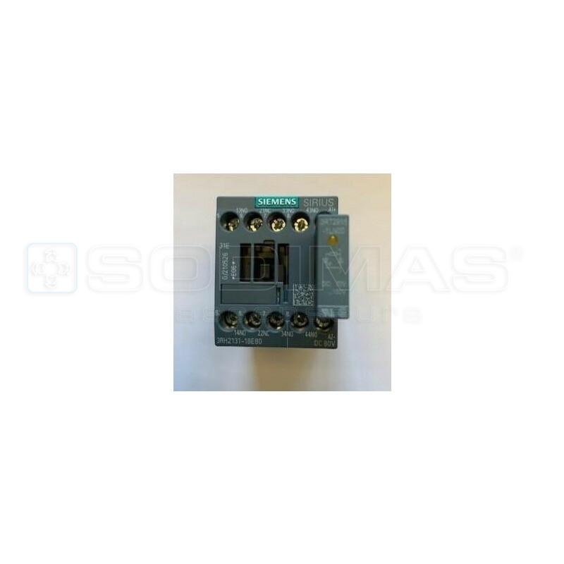 Contacteur auxiliaire SIEMENS 3no-1nc (31Z) -80 VCC - compatible