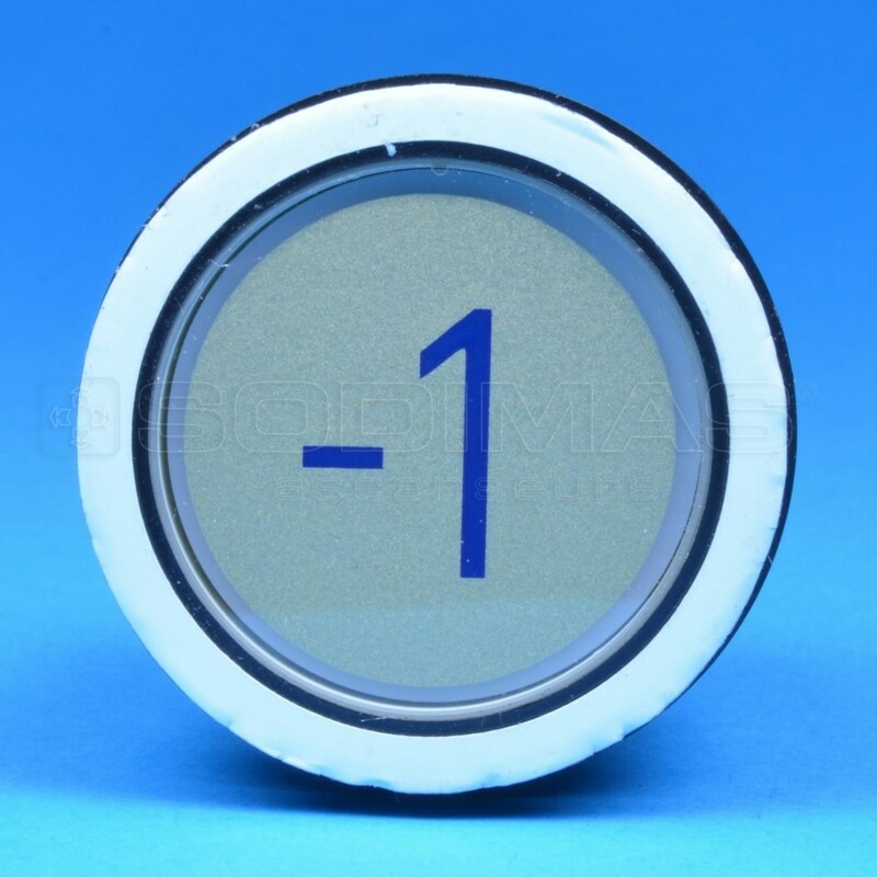 Bouton type D2 gravé -1 + câble - compatible