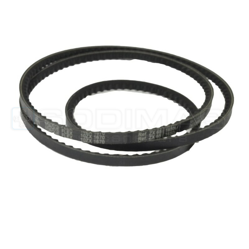 Courroie crantée 10x1672 - compatible pour QKS9VF
