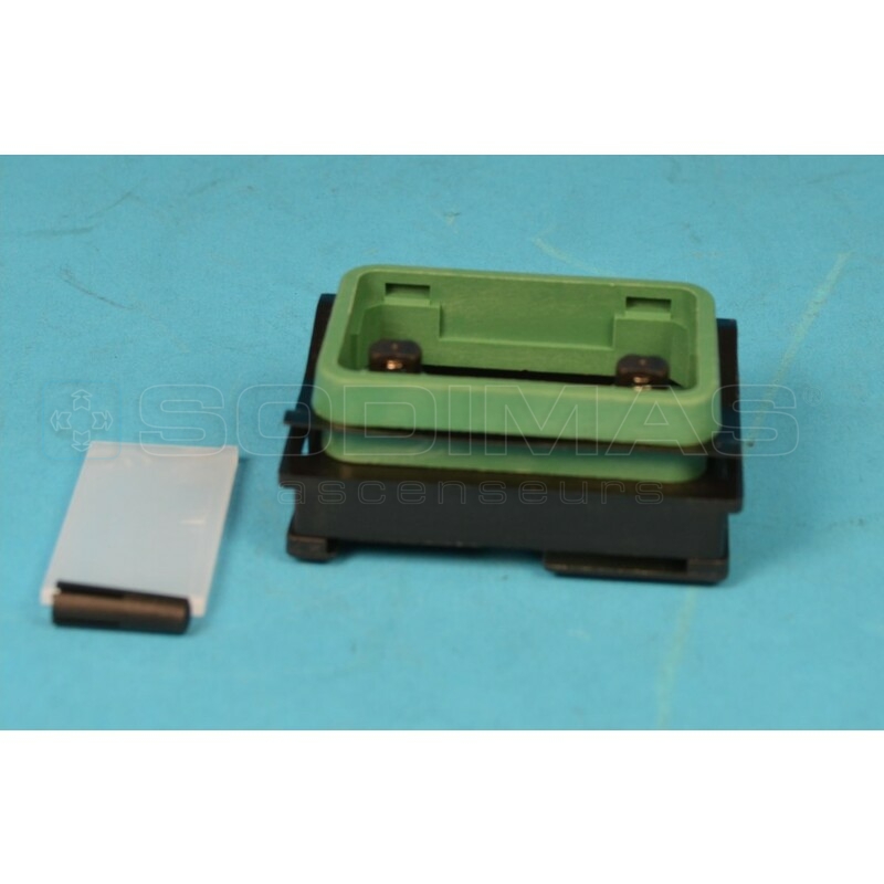 Boîtier vert niveau principal bouton Eurolift (EN81-70)