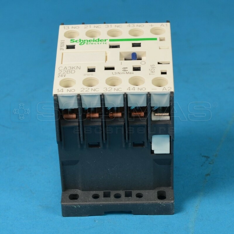 Contacteur auxiliaire 2 NO / 2 NC - 22Z - 22 VDC SCHNEIDER-compatible