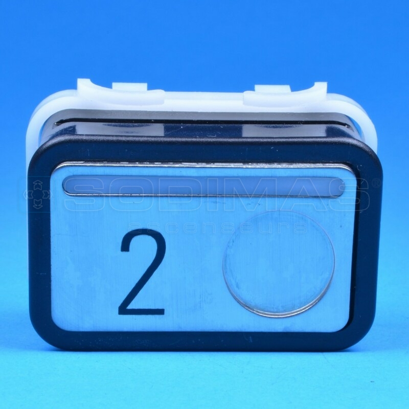 Bouton type M gravé 2 - compatible