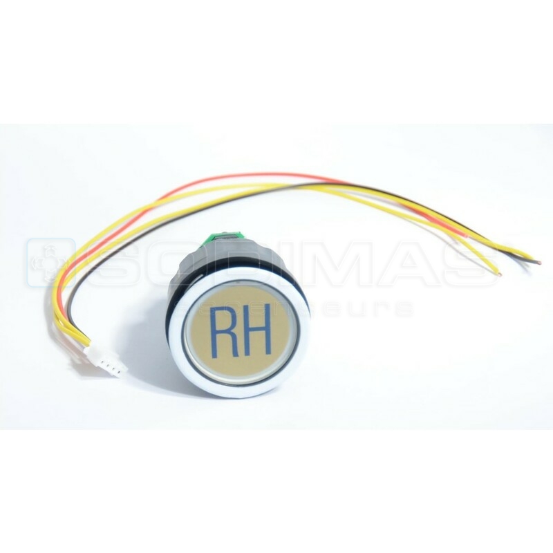 Bouton D2 gravé RH + cable
