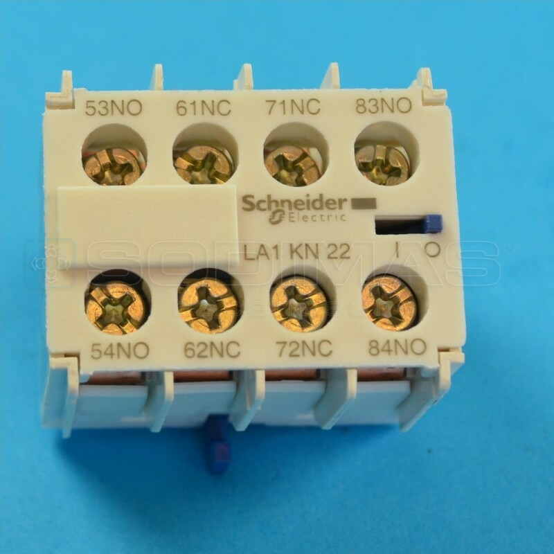 Contact auxiliaire 2 NO / 2 NF- LA1KN22-compatible
