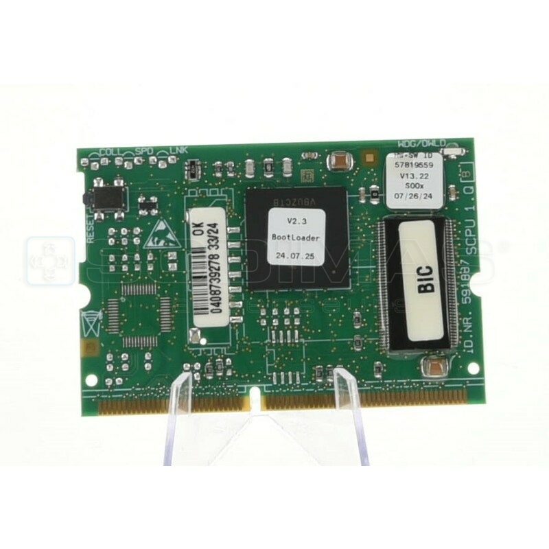 Carte SCPU 1 Q 591887 + SW V13.22 57819559 remplace 57817174 et 57819964