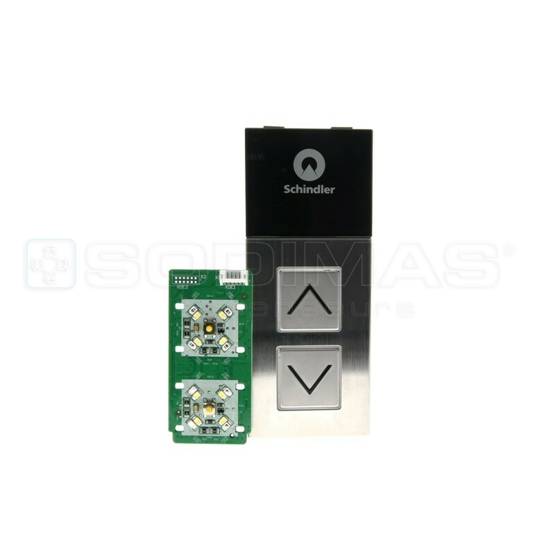 Palière GS 300 P- 2 boutons flèches montée/descente logo noir 59327846 avec carte 57618278