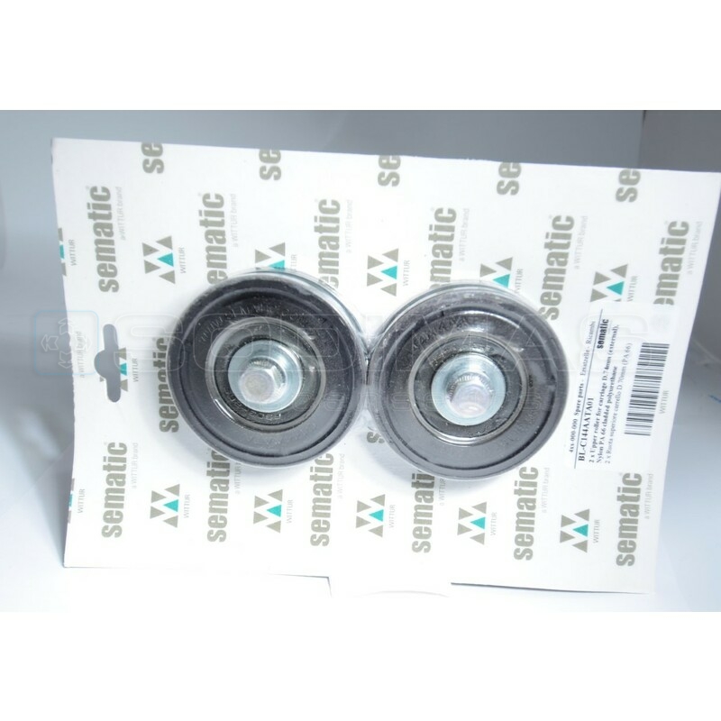 Galets Ø 74 -jeu de 2 SEMATIC C144AATA01 - compatible