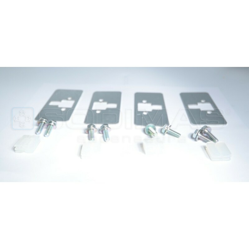 Patins avec support pour porte vitrée -jeu de 4 SEMATIC - compatible