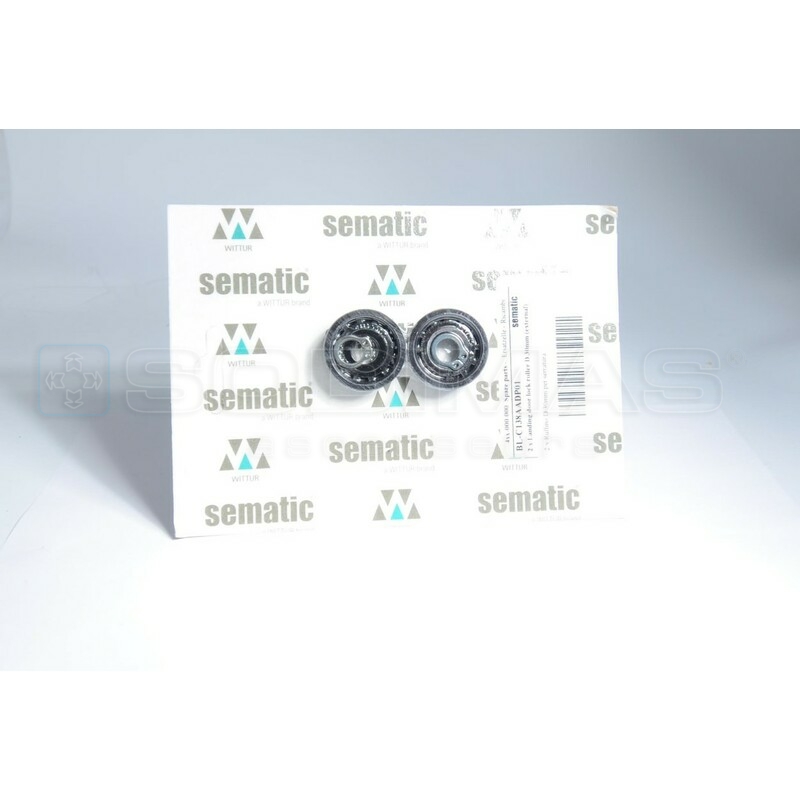 Galet serrure Ø 30 -jeu de 2 SEMATIC - compatible