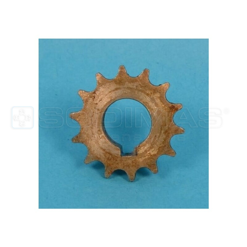 Pignon 14 dents pour moteur Gefeg -porte Plycab2
