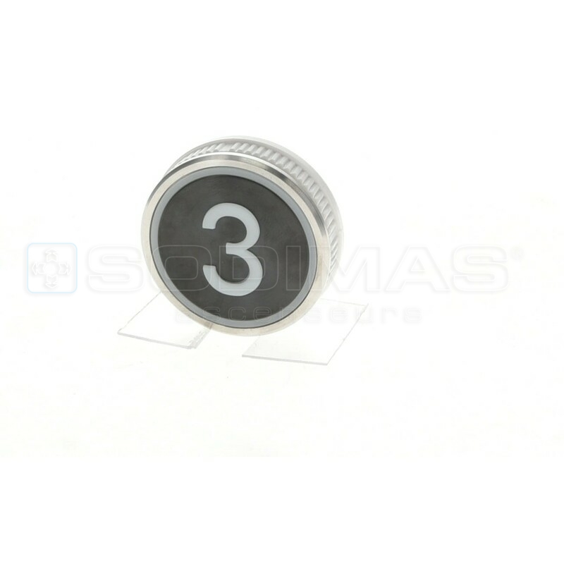 Bouton Cyntra XL V2 noir brossé 3