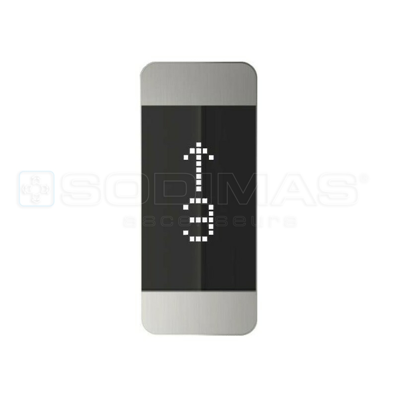 Afficheur Black Pad-V2 noir- vertical sans gong