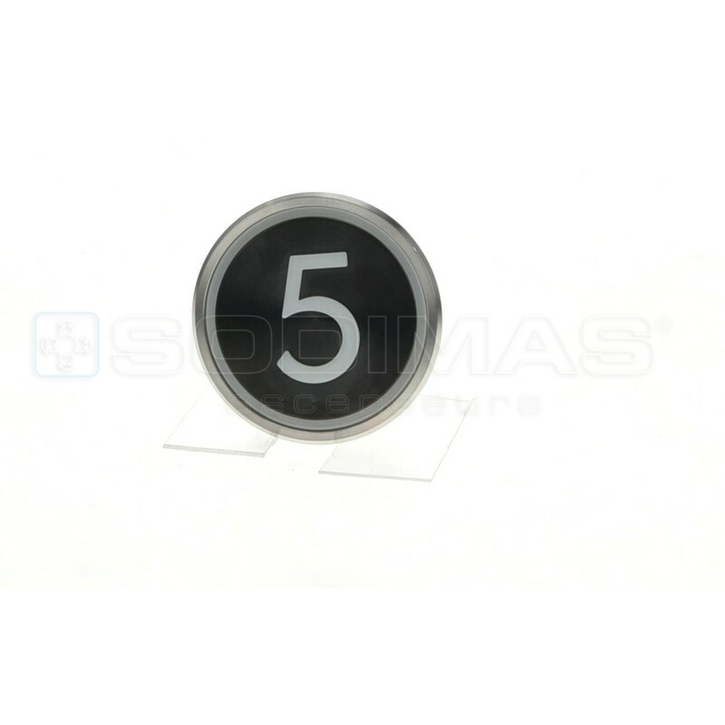 Bouton Cyntra XL V2 noir brossé 5